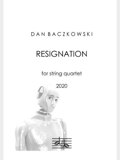 Resignation for string quartet